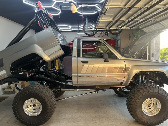 Custom lifted Toyota pickup